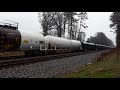 NS 1007 leads M72 thru Downtown Gainesville, Ga on 2/28/18
